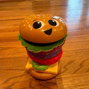 LeapFrog 4-in-1 Learning Hamburger Stacker Colors Shapes Toddlers Kids Toy